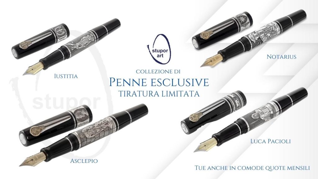 Le penne di lusso StuporArt: la collezione che celebra le antiche professioni